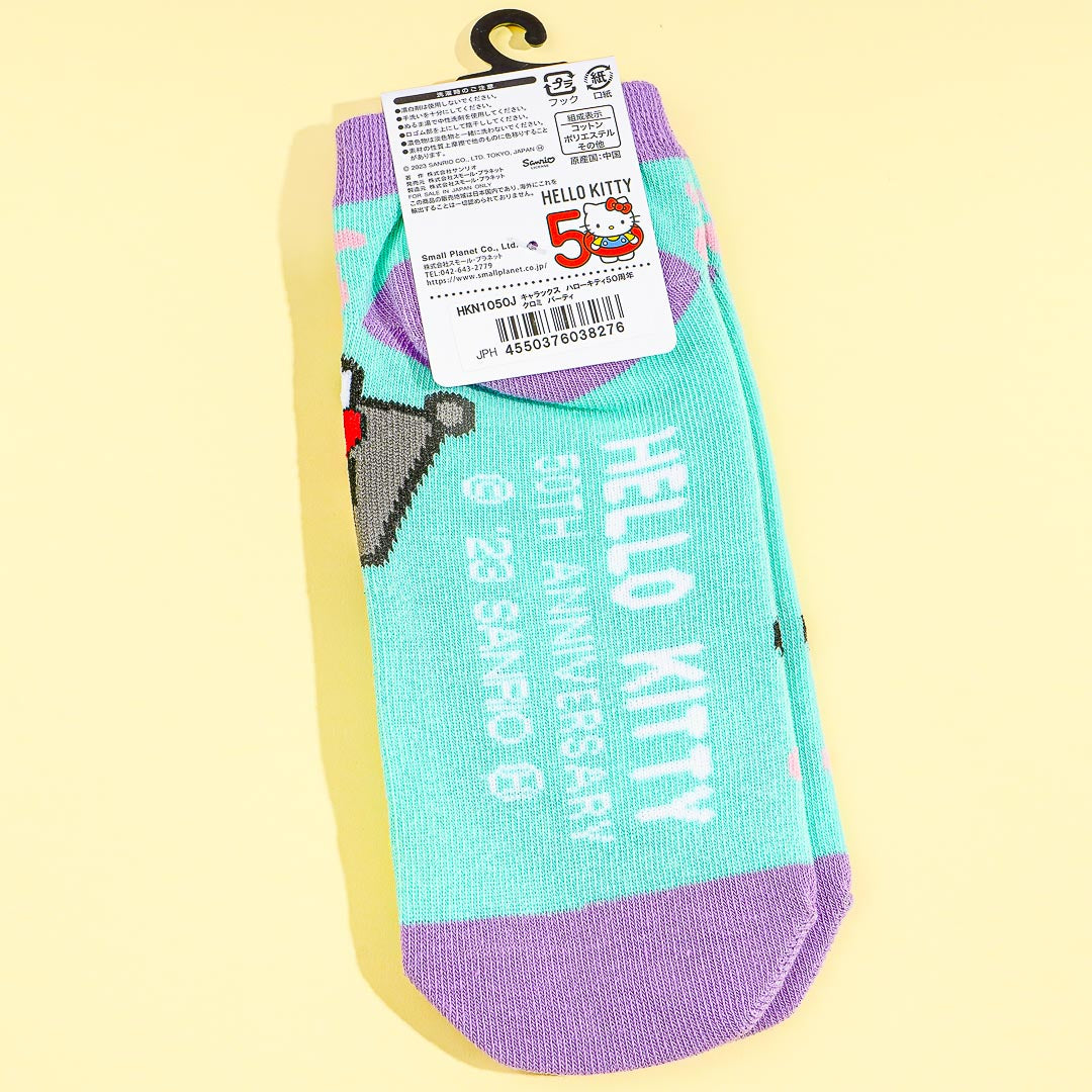 Kuromi x Hello Kitty Ankle Socks