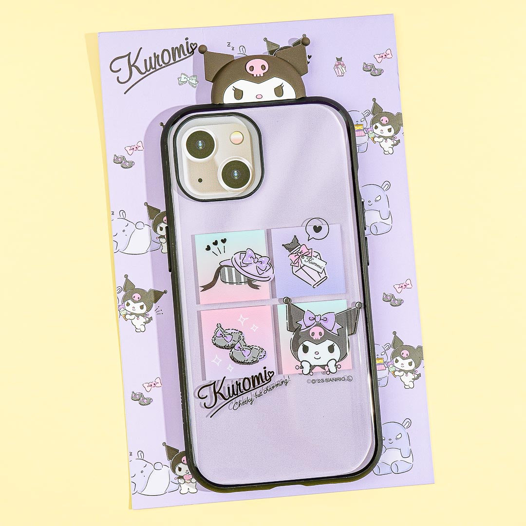 Kuromi Cheeky Phone Case for iPhone 15 / 14 / 13