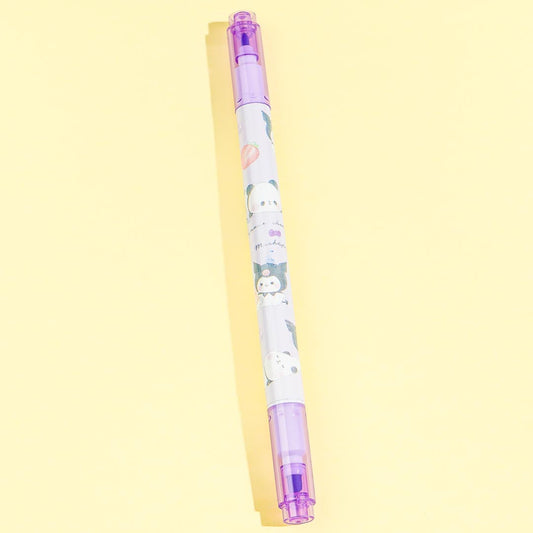 Mochi Mochi Panda x Kuromi Twin Marker