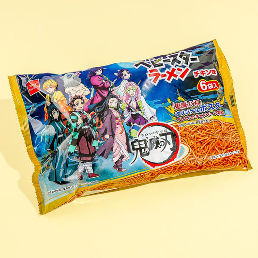 Baby Star x Demon Slayer Chicken Ramen Snack Pack - 6 pcs