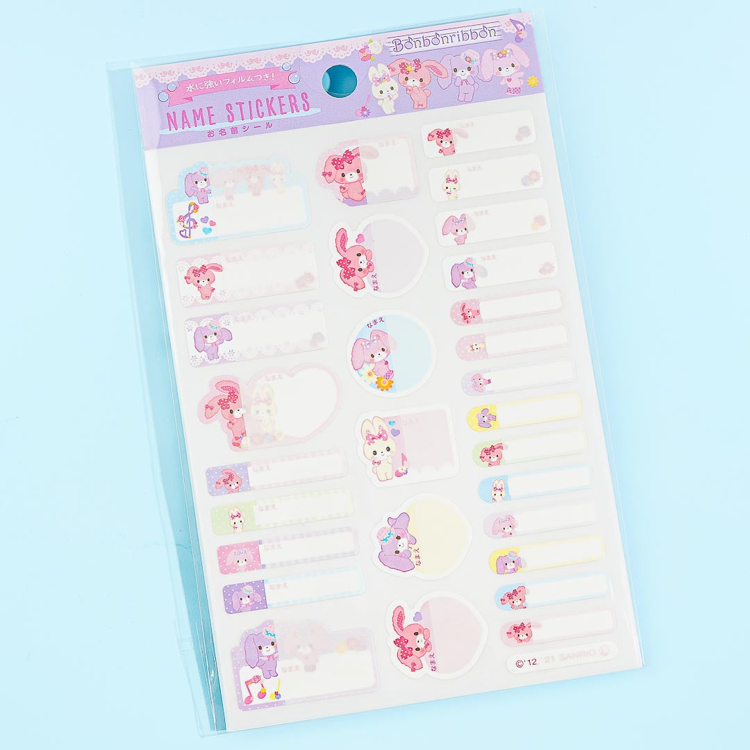 Bonbonribbon Name Stickers