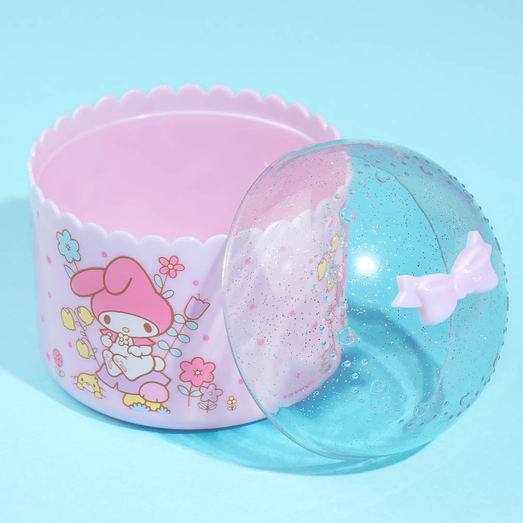 My Melody Flower Garden Dome Cotton Swab Case