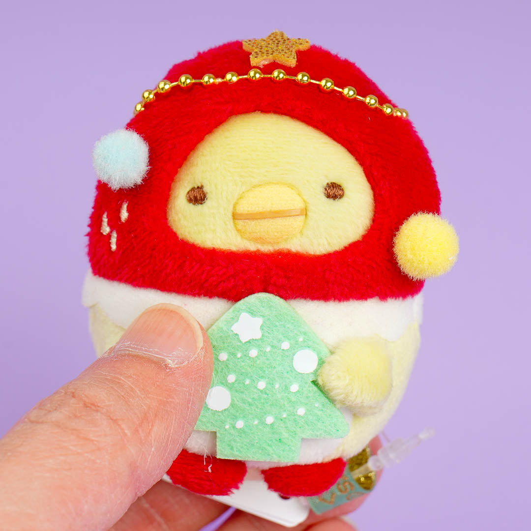 Sumikko Gurashi Strawberry Christmas Plushie - Penguin? / Mini