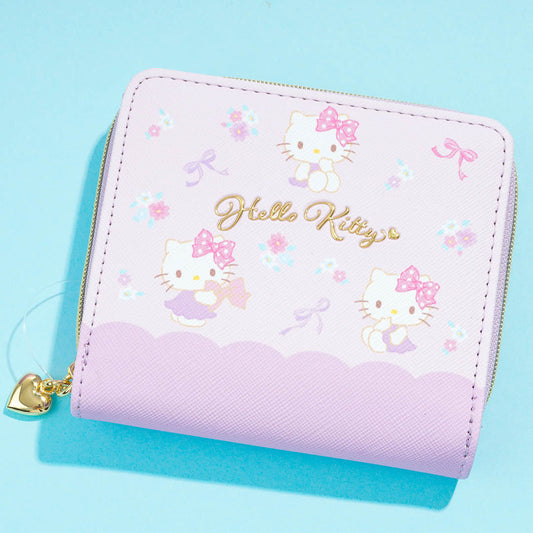 Hello Kitty Flowery Folding Wallet