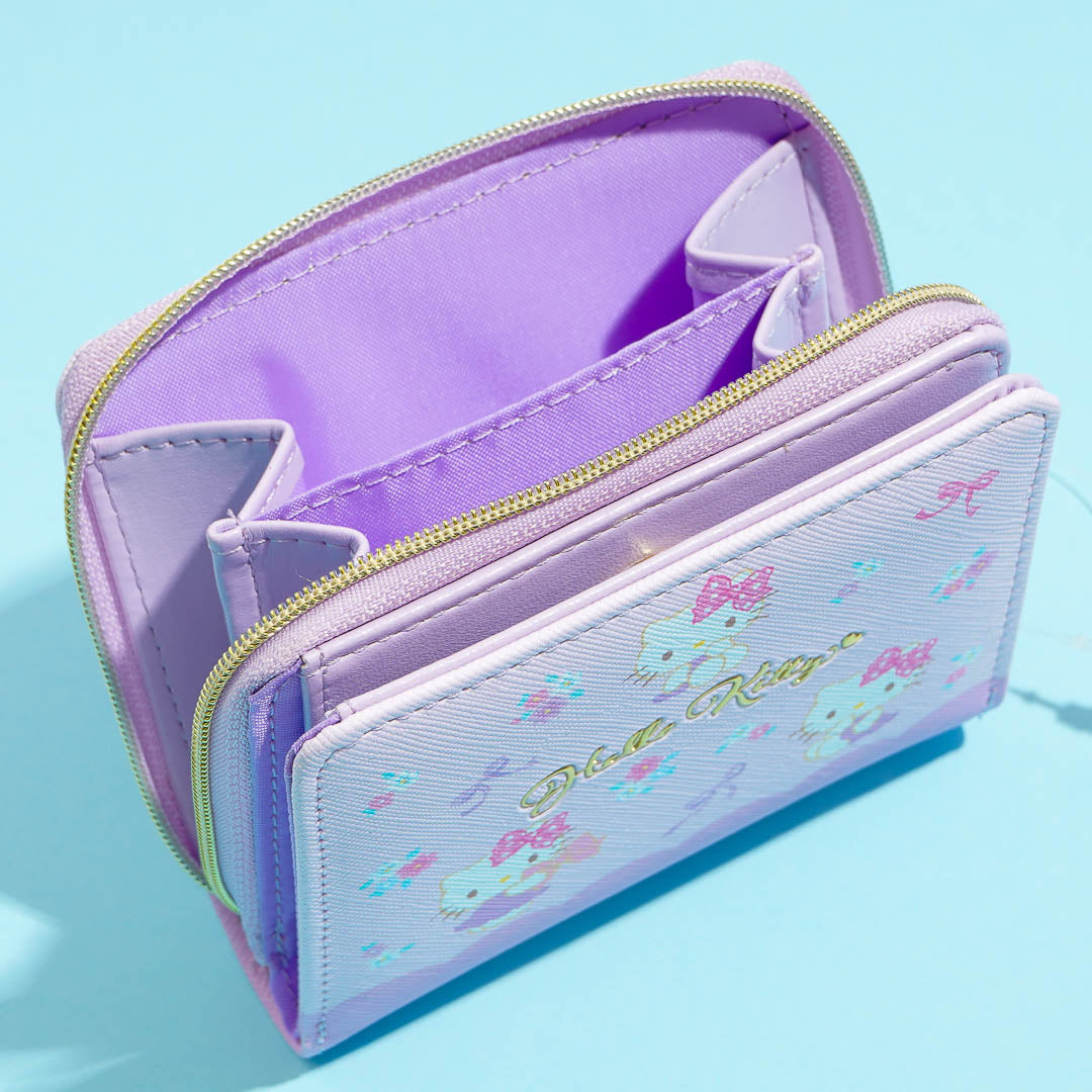 Hello Kitty Flowery Folding Wallet