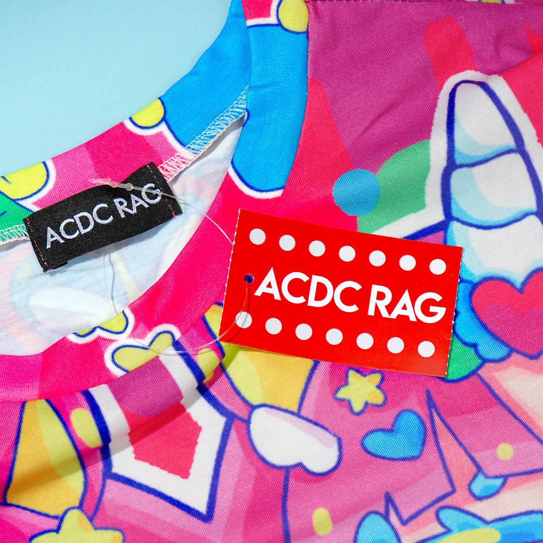 ACDC RAG Pink Unicorn T-Shirt