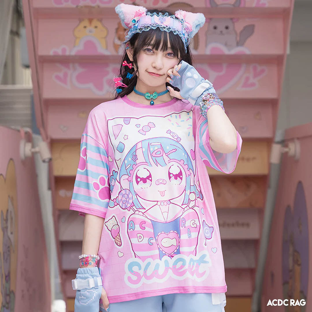 ACDC RAG Sweet Nyanko T-Shirt
