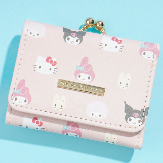 Sanrio Characters Girly Clasp Wallet