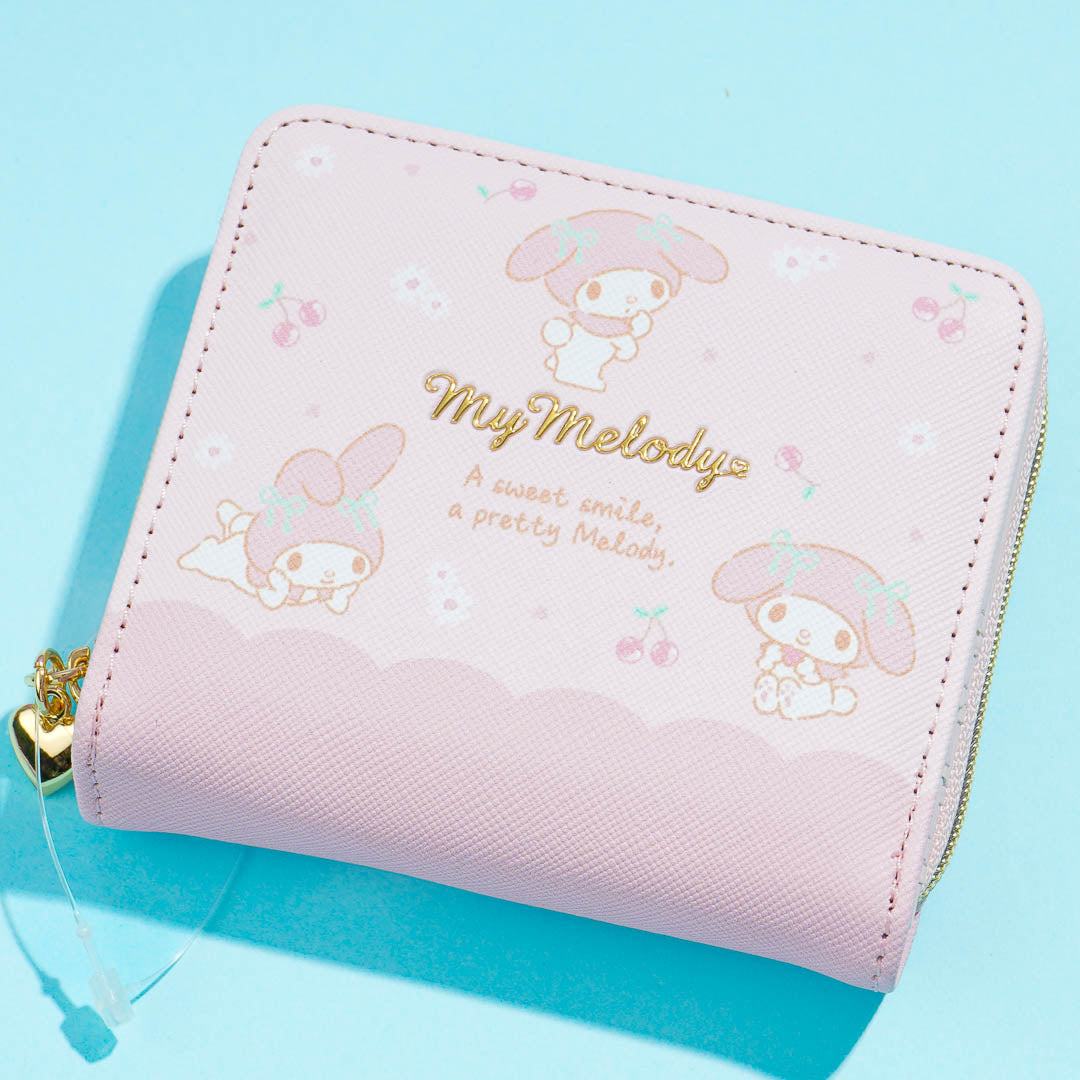 My Melody Flowery Folding Wallet