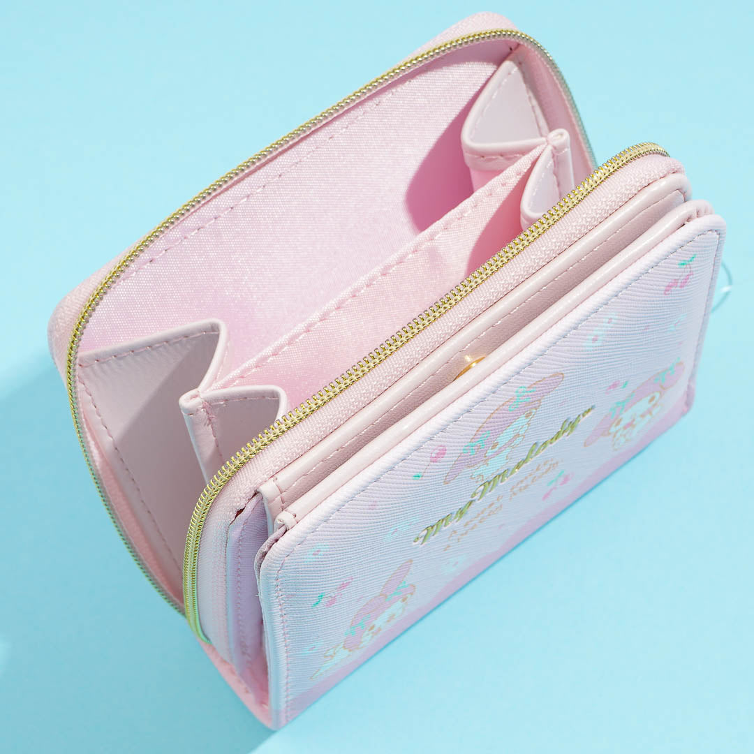 My Melody Flowery Folding Wallet