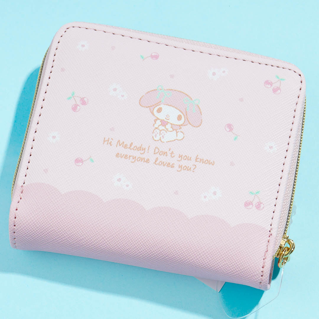 My Melody Flowery Folding Wallet