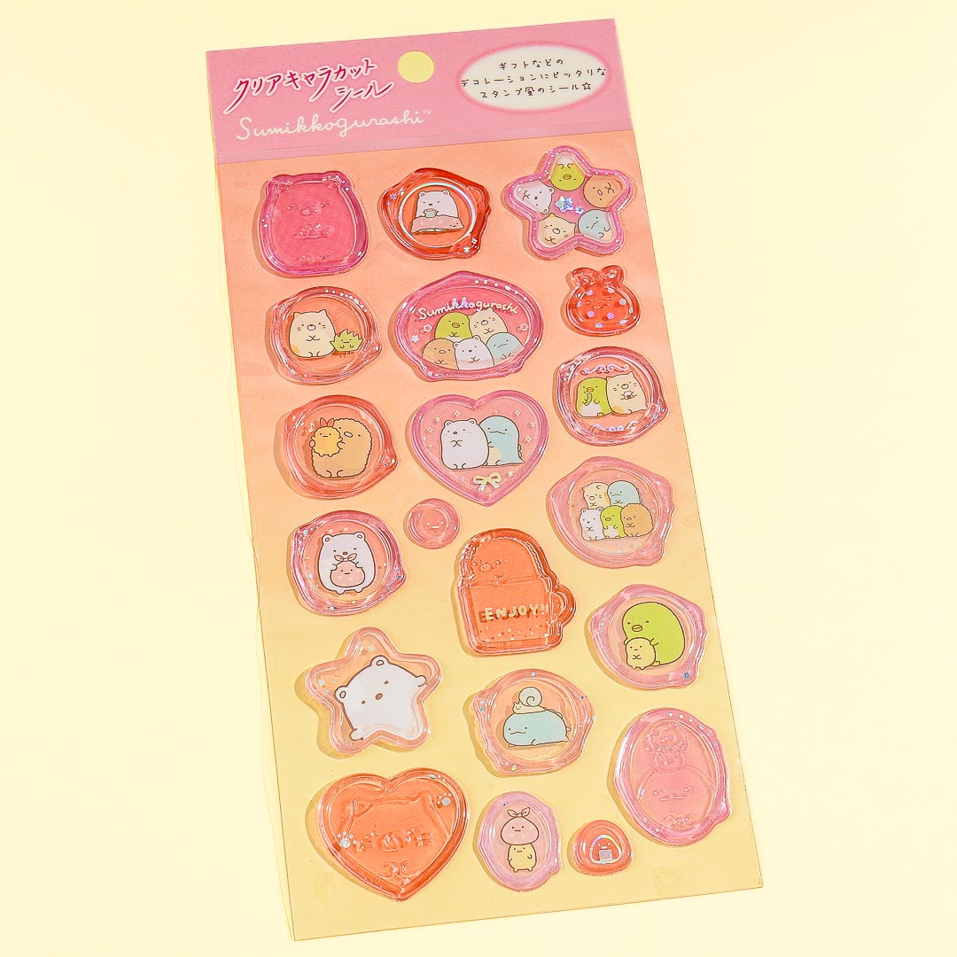 Sumikko Gurashi Clear Character Cut Stickers