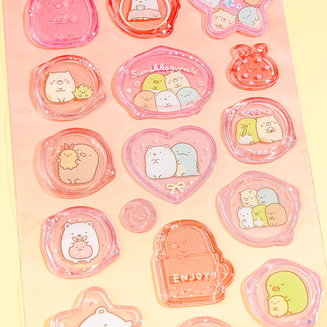 Sumikko Gurashi Clear Character Cut Stickers