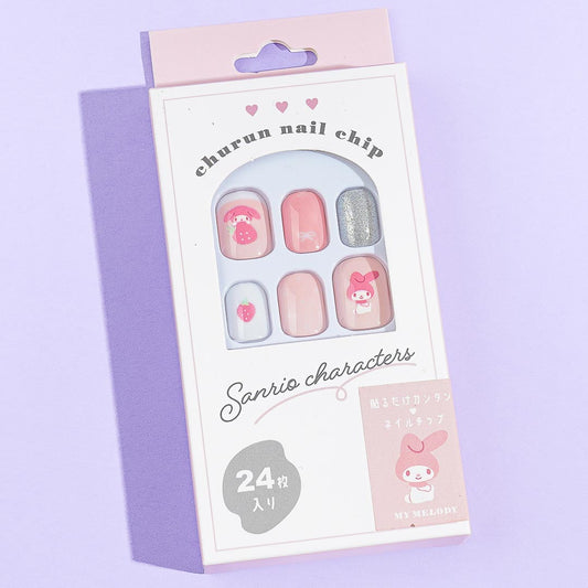 My Melody Stick-On Nail Tips - Short