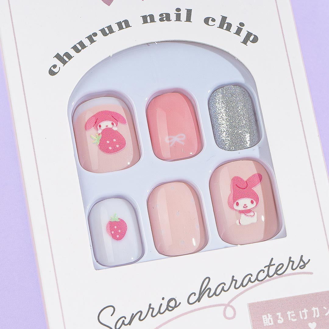 My Melody Stick-On Nail Tips - Short