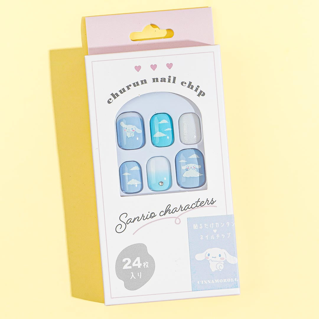 Cinnamoroll Stick-On Nail Tips - Short
