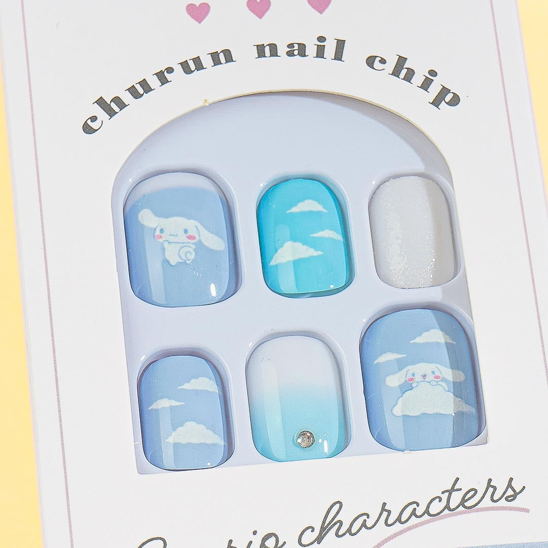 Cinnamoroll Stick-On Nail Tips - Short