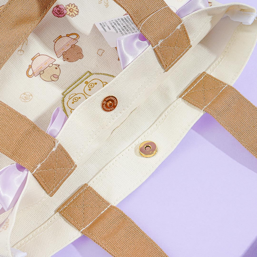 Korilakkuma & Chairoikoguma Flower Tea Time Mini Tote Bag