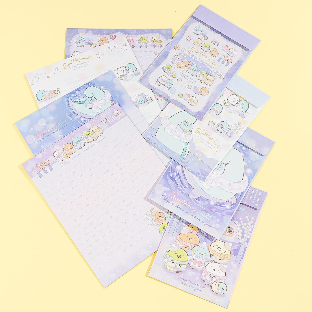 Sumikko Gurashi A Sparkling Night With Tokage & Its Mother Letter Set