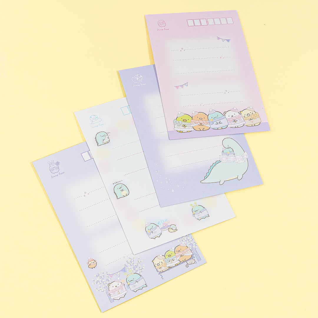 Sumikko Gurashi A Sparkling Night With Tokage & Its Mother Letter Set