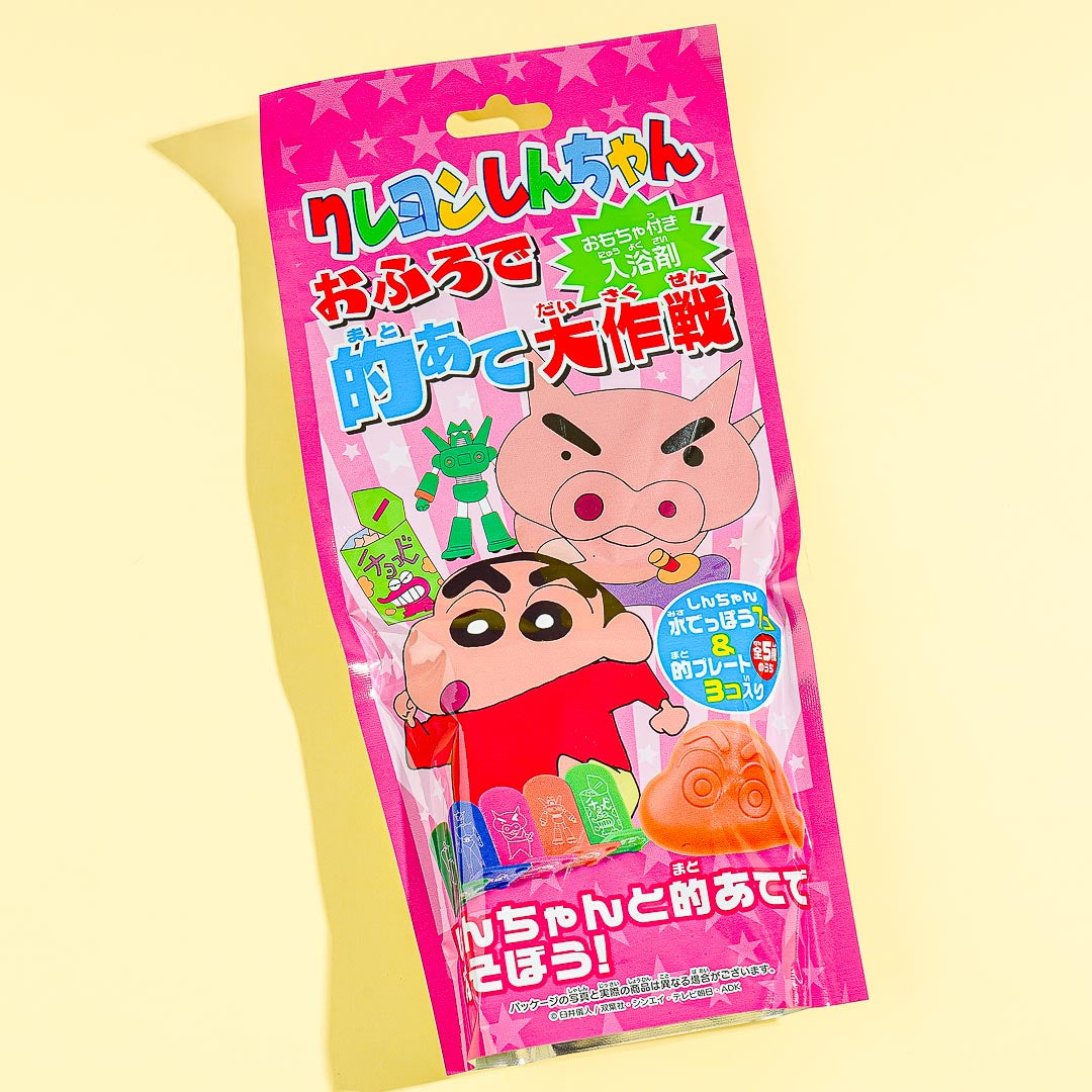 Crayon Shin-Chan Bath Salt With Shooting Toys