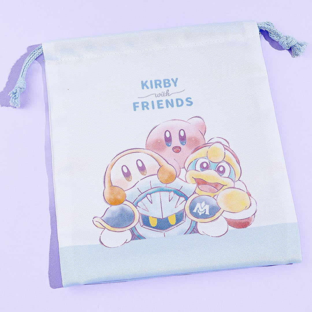 Kirby & Waddle Dee Drawstring Pouch