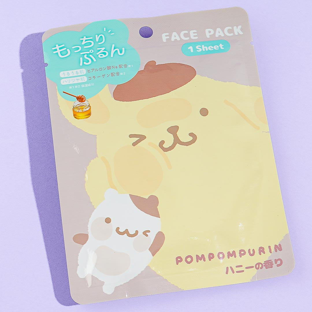 Pompompurin Moisturizing Face Pack