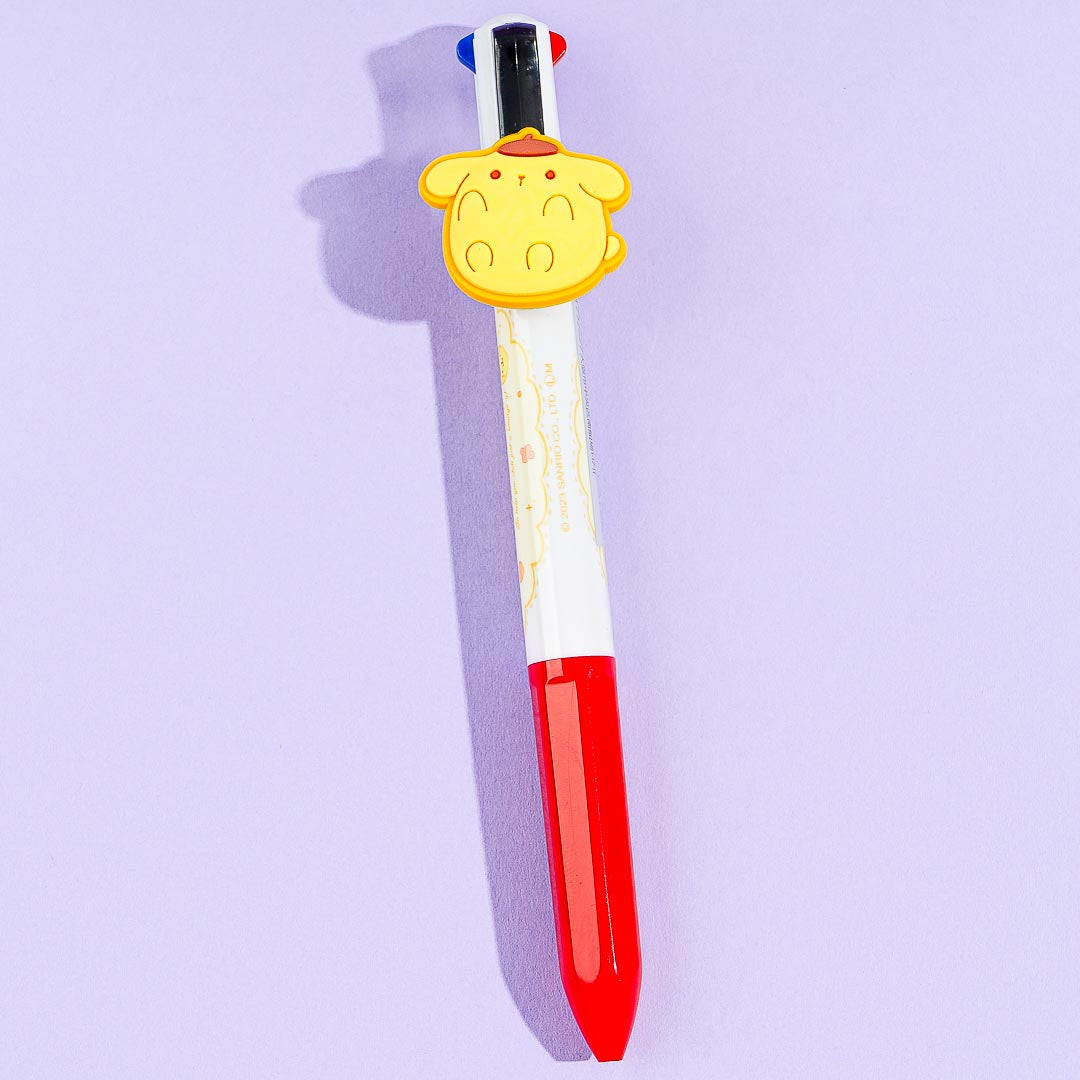 Pompompurin Round Eyes Cutie 4-Color Ballpen