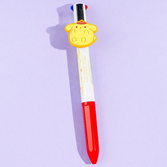 Pompompurin Round Eyes Cutie 4-Color Ballpen