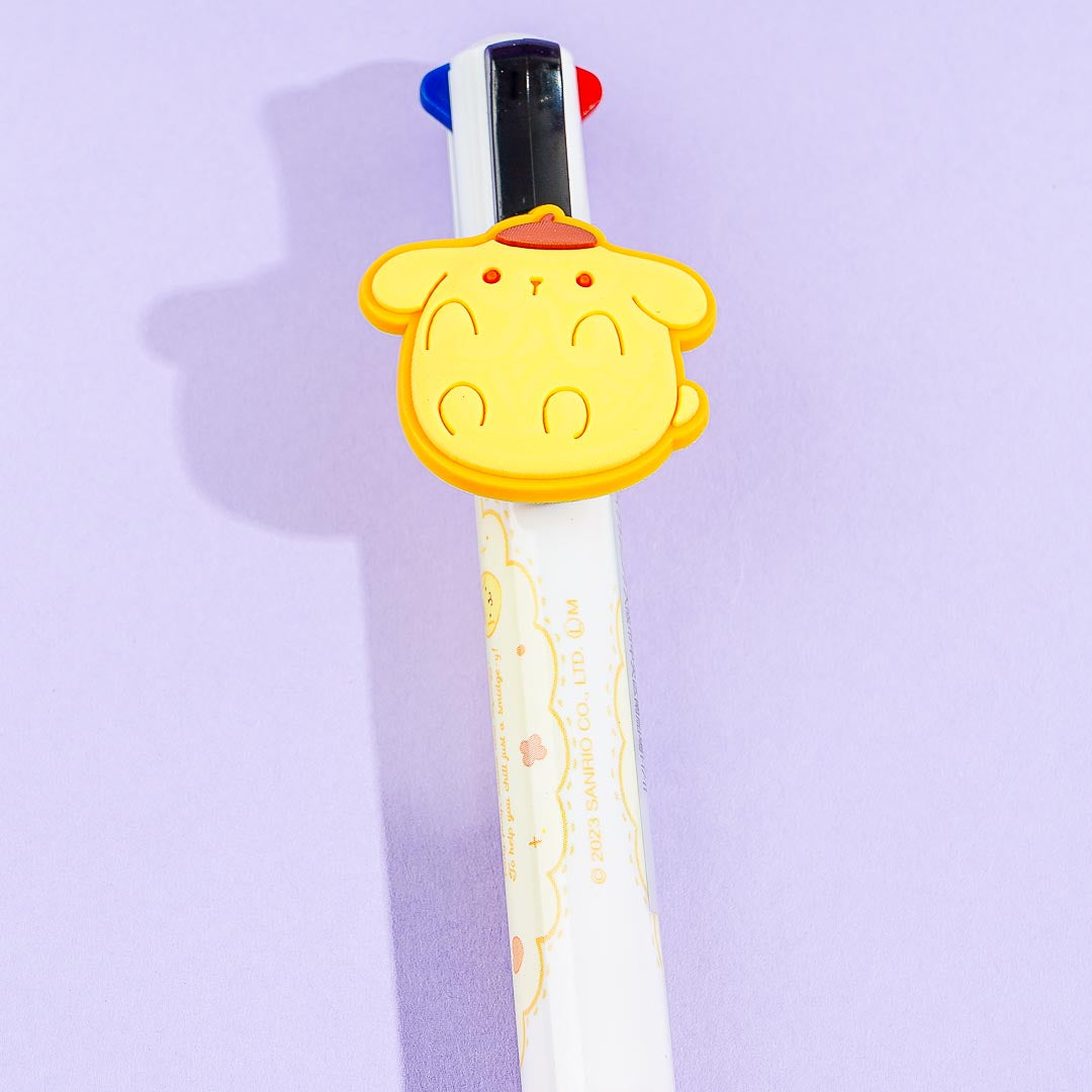 Pompompurin Round Eyes Cutie 4-Color Ballpen