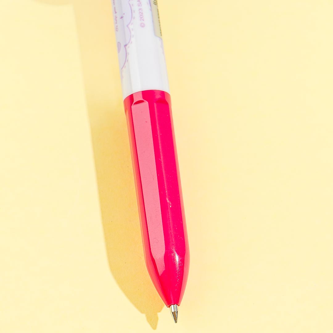 Kuromi Round Eyes Cutie 4-Color Ballpen