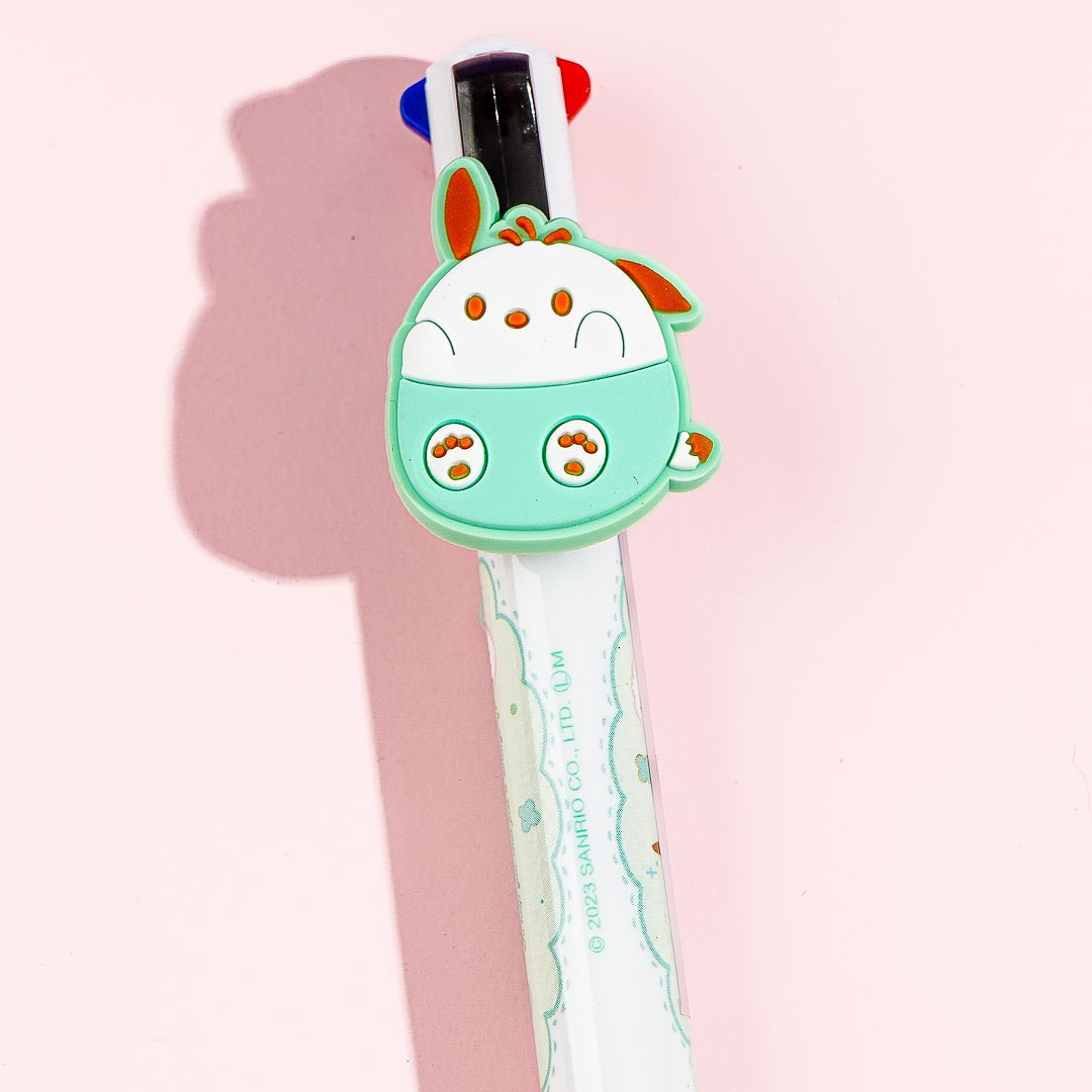 Pochacco Round Eyes Cutie 4-Color Ballpen
