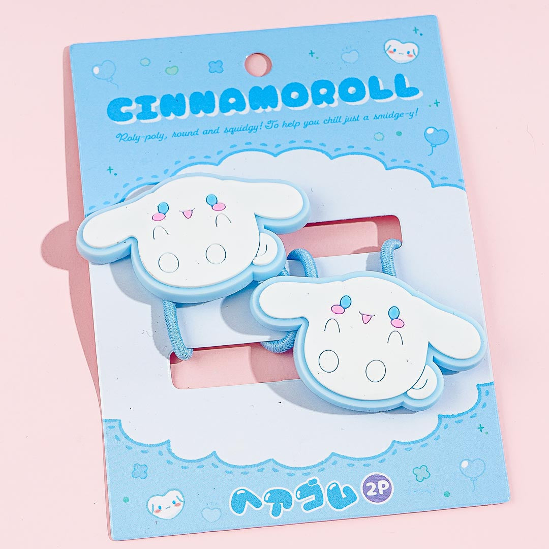 Cinnamoroll Round Eyes Cutie Hair Ties - 2 pcs