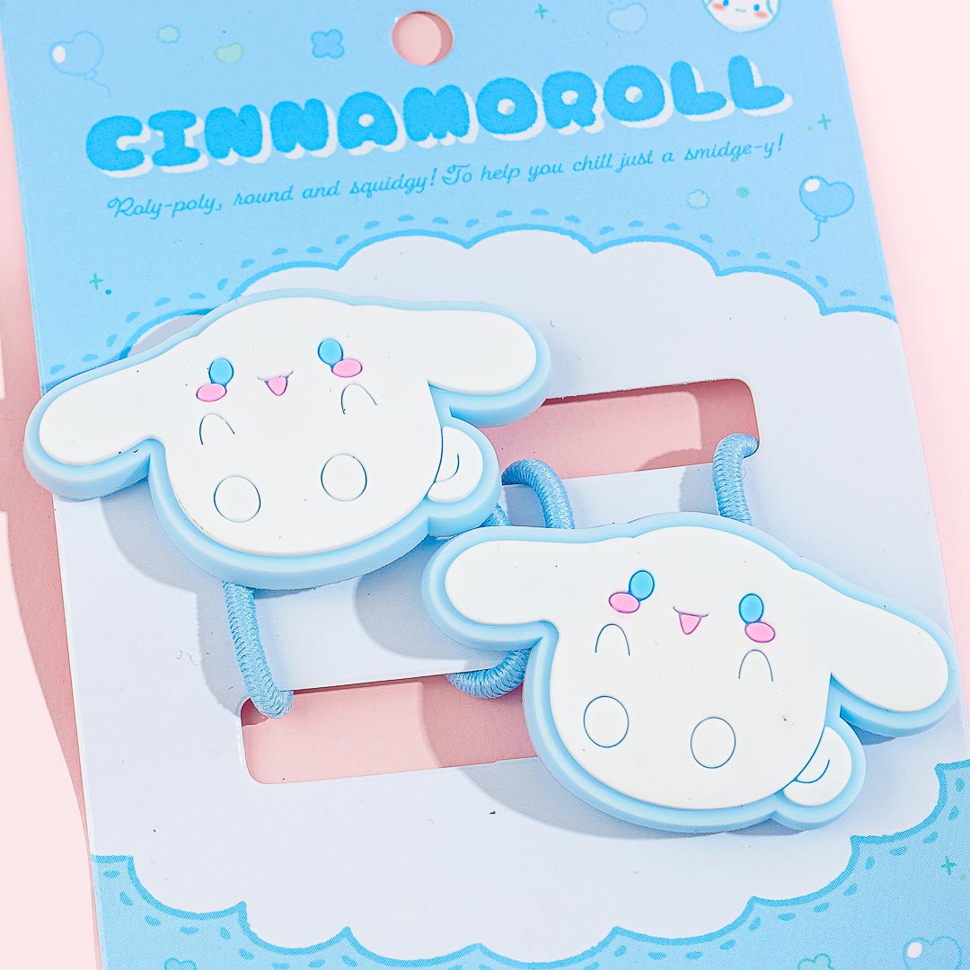 Cinnamoroll Round Eyes Cutie Hair Ties - 2 pcs
