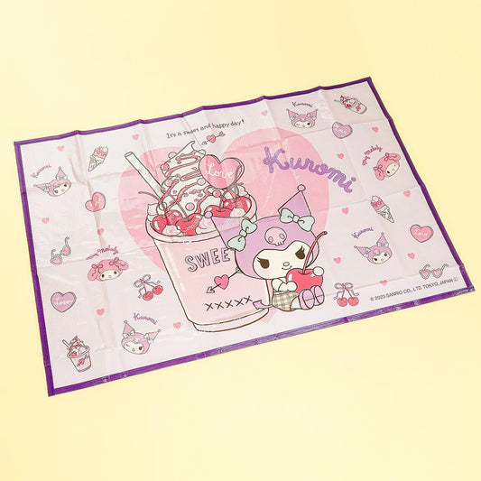 Kuromi Milkshake Love Picnic Sheet