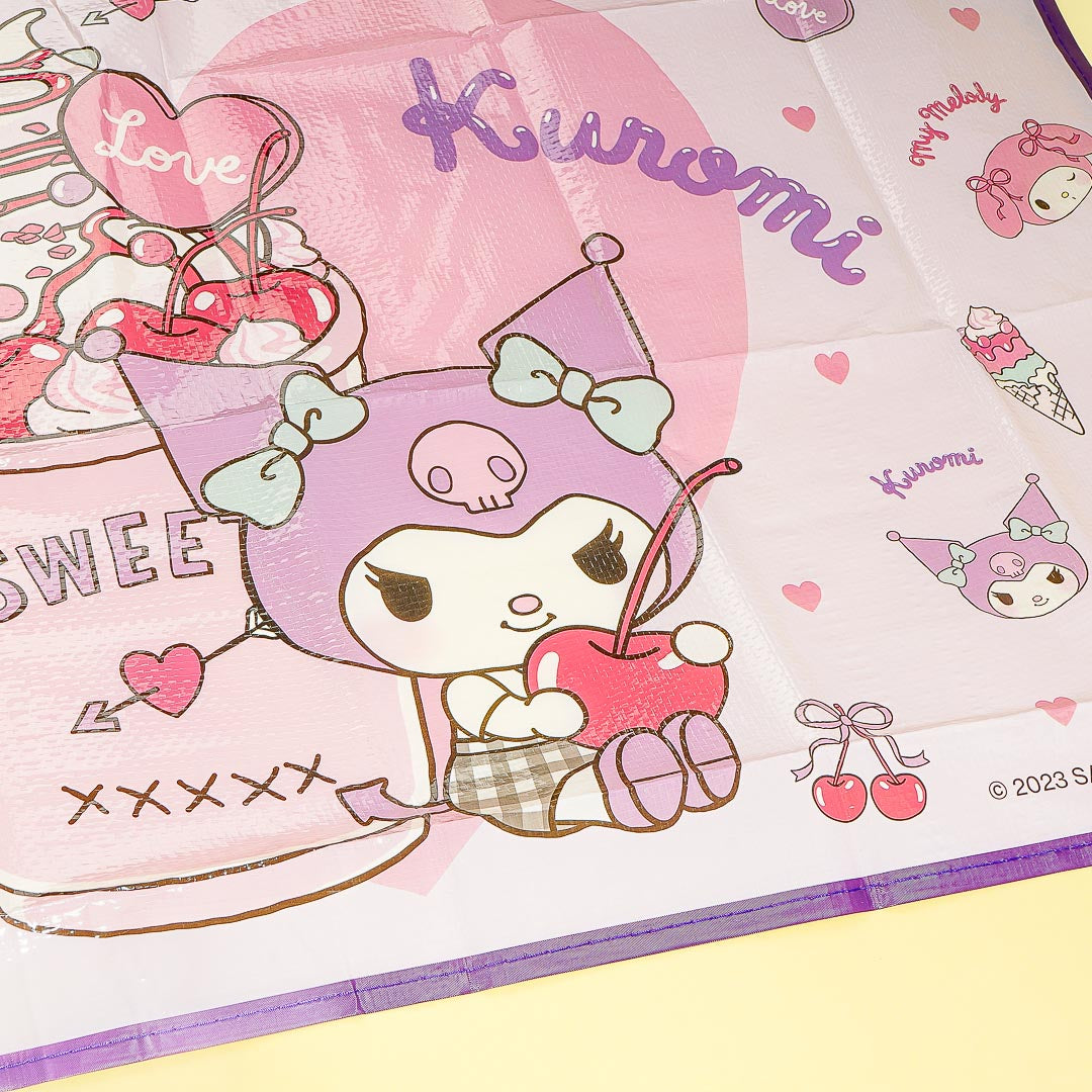Kuromi Milkshake Love Picnic Sheet