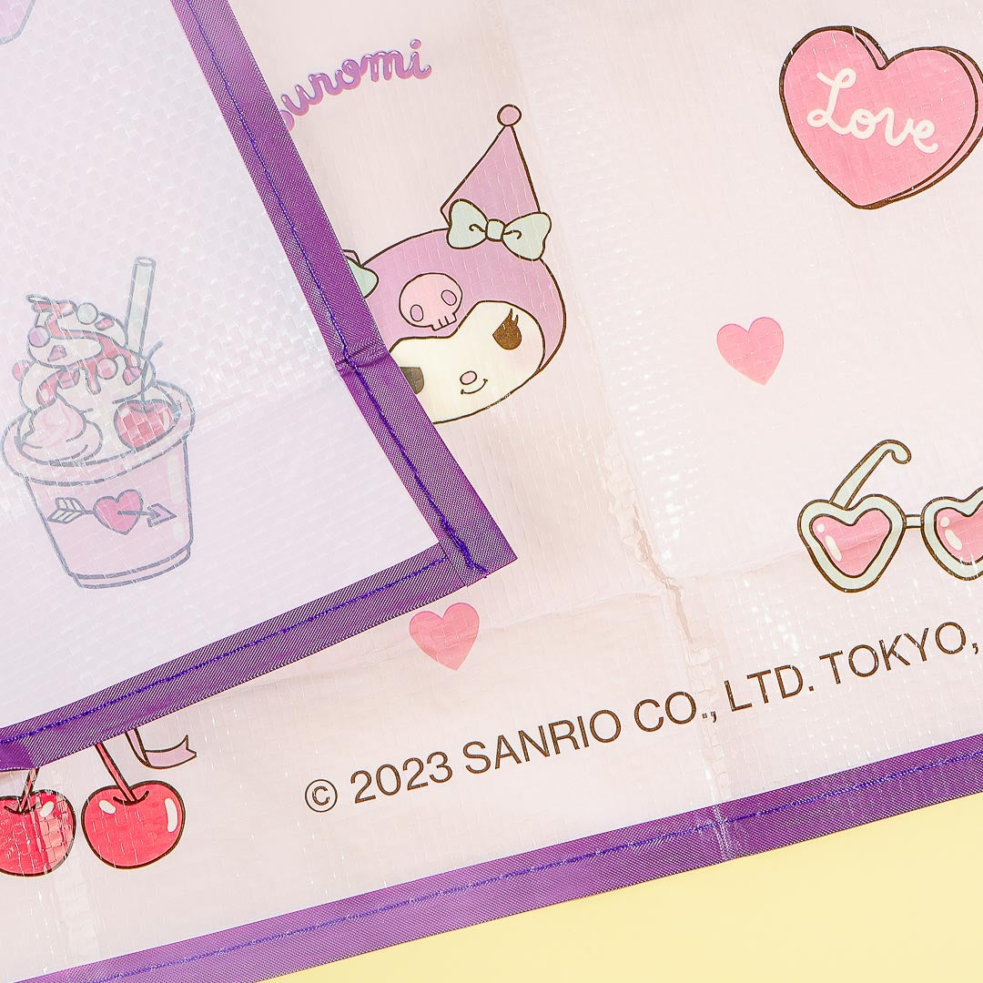 Kuromi Milkshake Love Picnic Sheet
