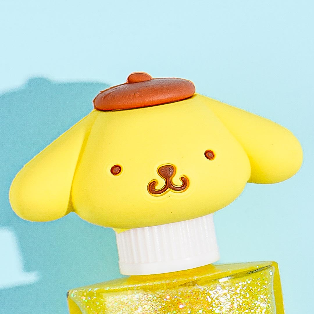 Pompompurin Glittery Manicure