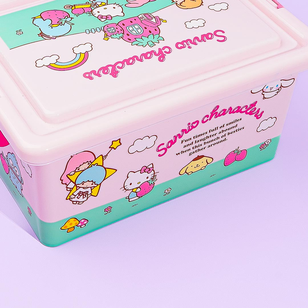 Sanrio Characters Strawberry Harvest Storage Box - Small