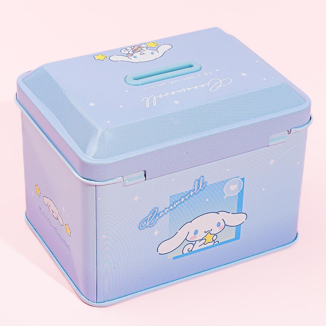 Cinnamoroll Starry Clouds Coin Bank With Lock