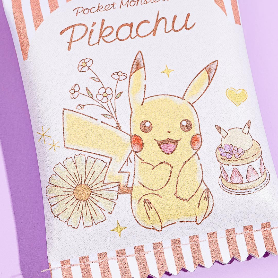 Pokemon Pikachu Striped Candy Flat Mini Pouch