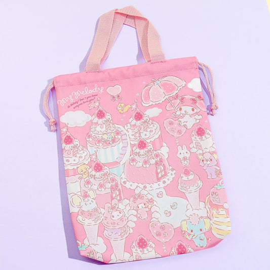 My Melody Dessert Town Drawstring Shoe Bag