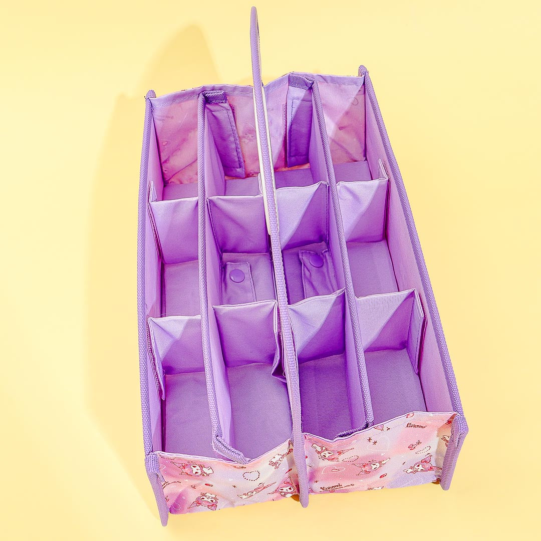 Kuromi Multi-Slot Foldable Storage Organizer With Handle