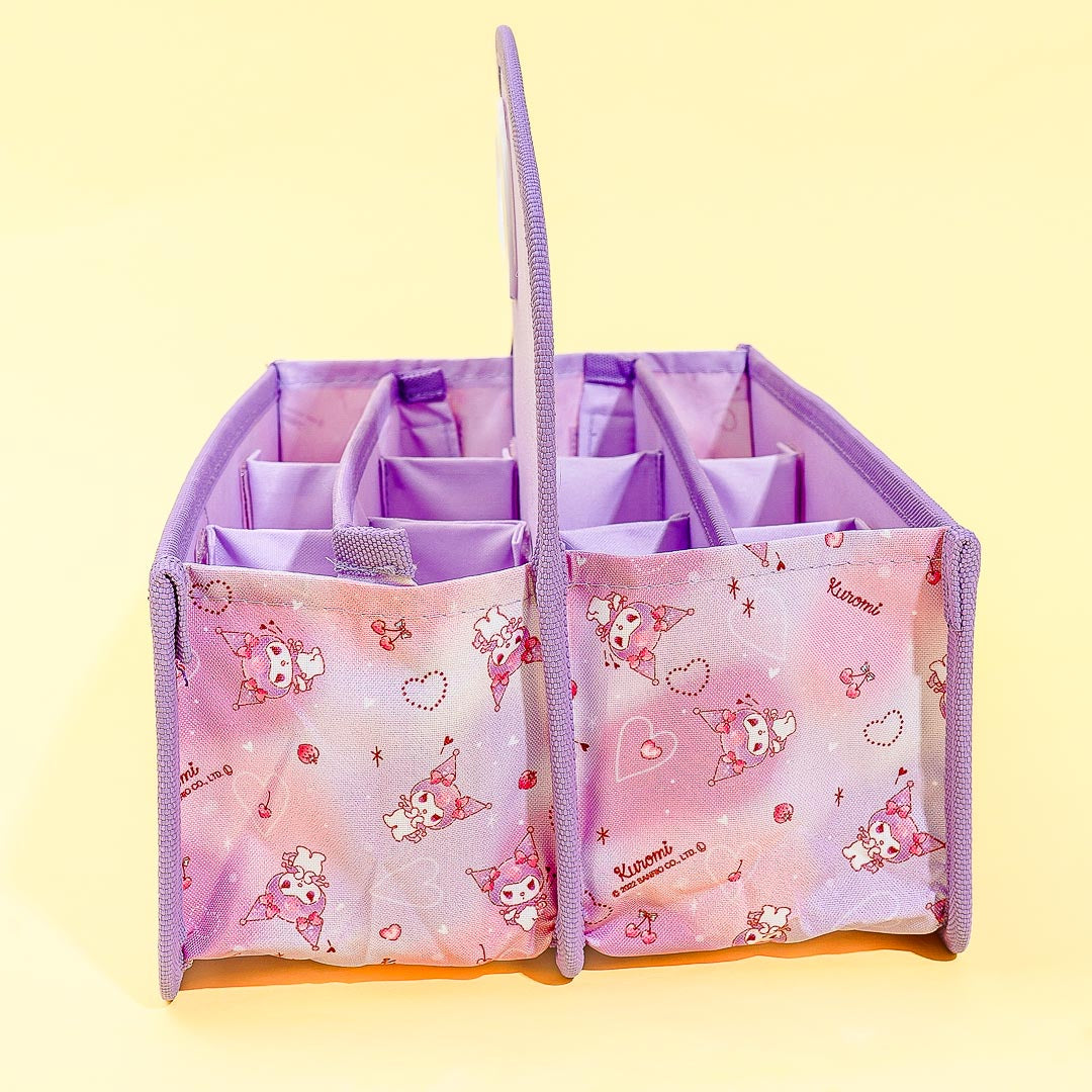 Kuromi Multi-Slot Foldable Storage Organizer With Handle