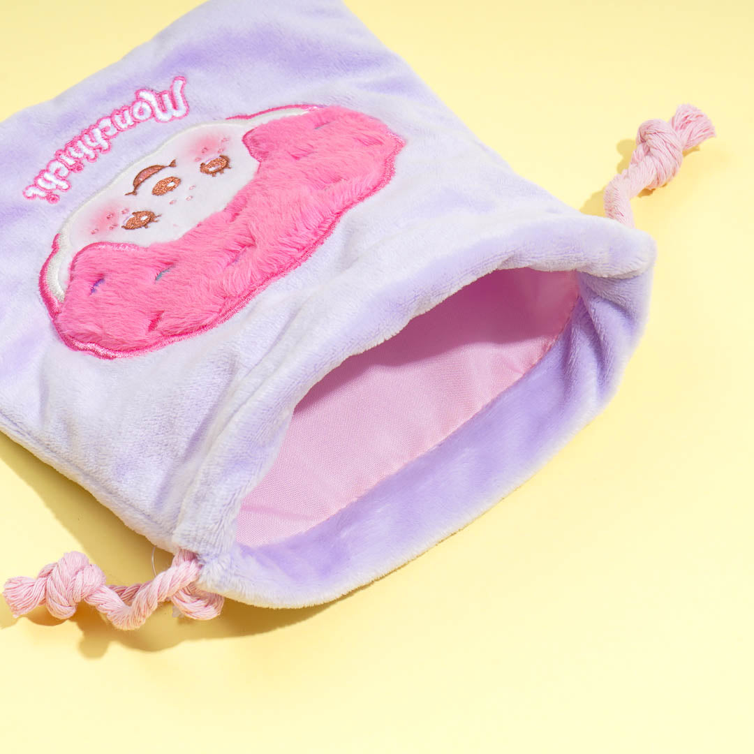 Shinako x Monchhichi Drawstring Pouch