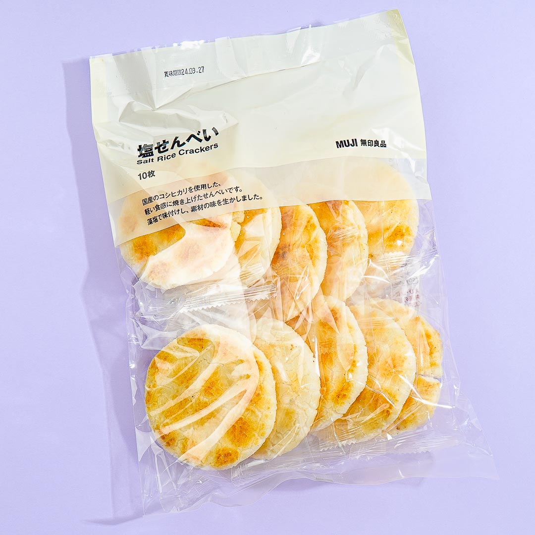 MUJI Salt Rice Crackers Large Bag