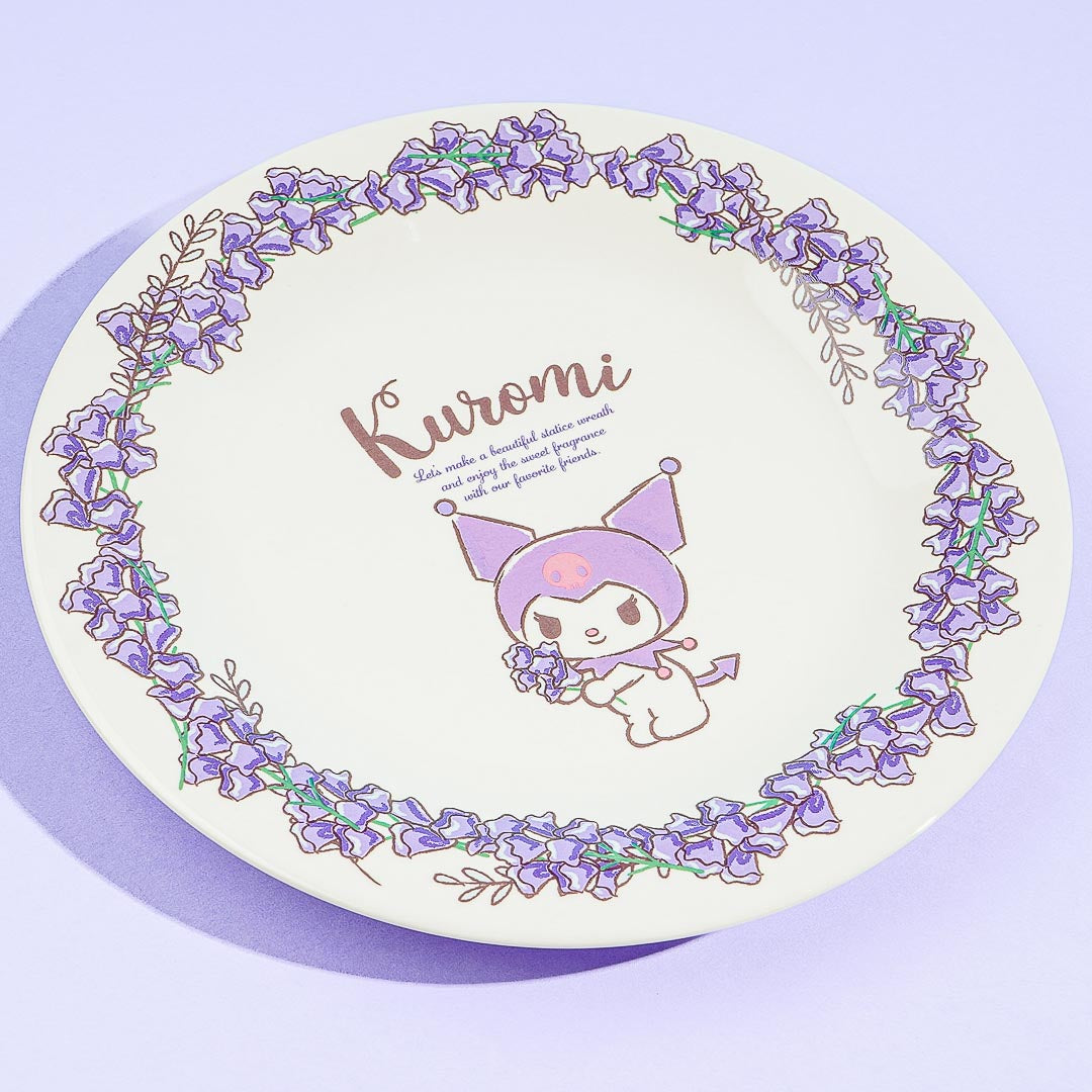 Kuromi Flowery Wreath Plate