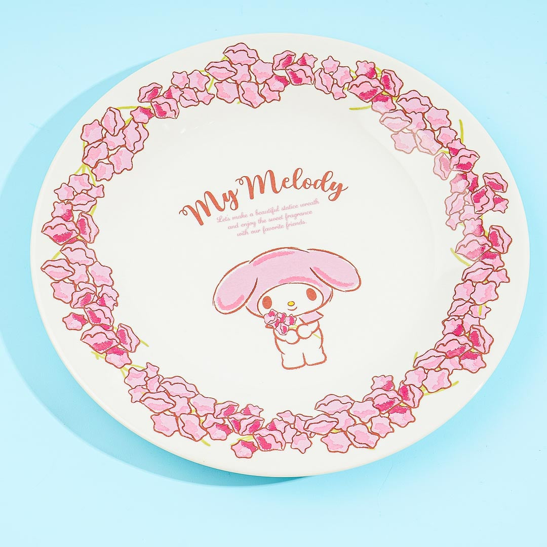 My Melody Flowery Wreath Plate