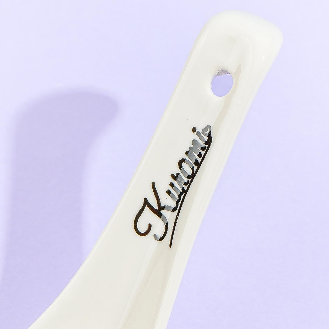 Kuromi Purple Ribbon Porcelain Spoon