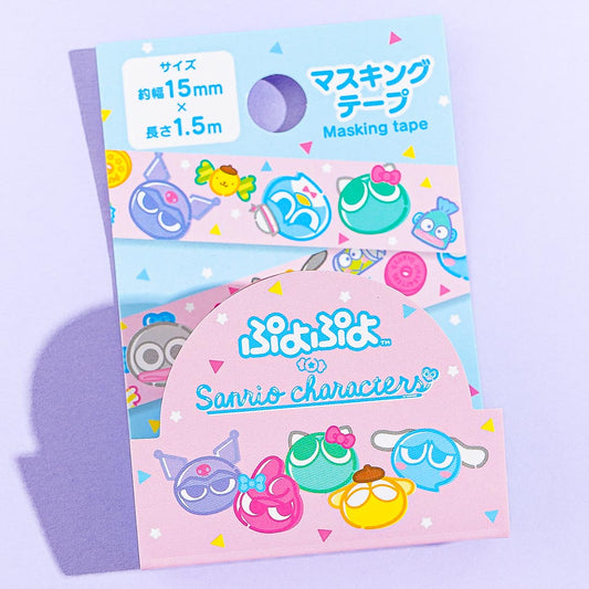 Sanrio Characters x Puyo Puyo Masking Tape